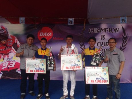 Juara Kontes Mekanik SMK Jawa Barat