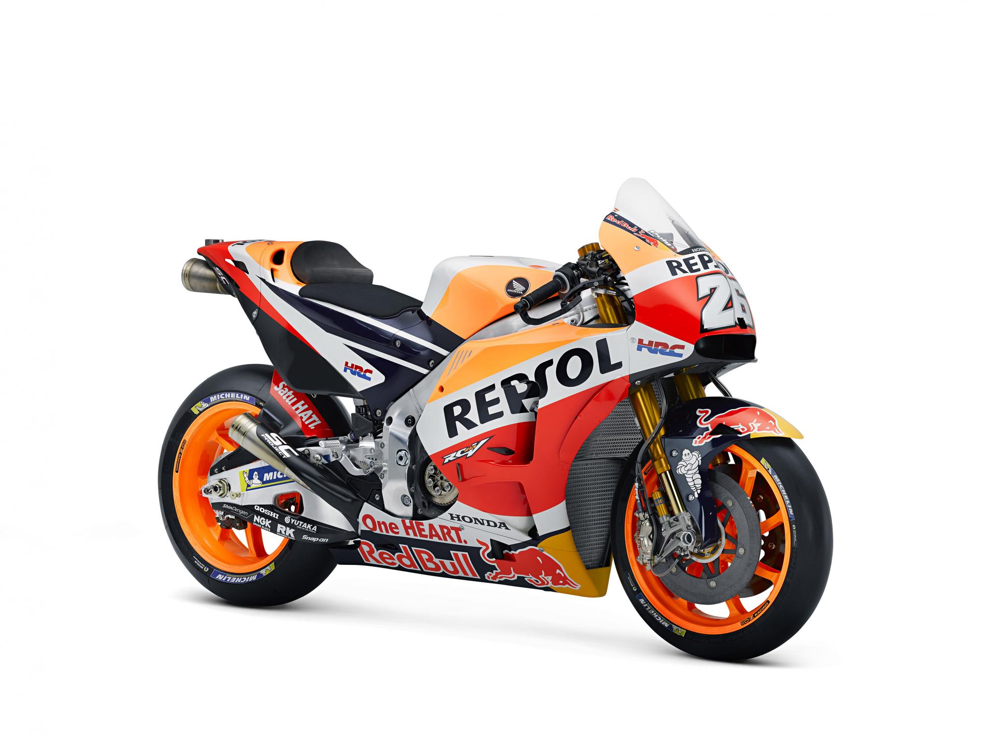 MotoGP Honda Repsol Team Kenalkan Motor Marquez Dan Pedrosa Di